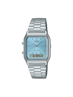 CASIO VINTAGE Edgy Light Blue Sunray Dial