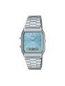 CASIO VINTAGE Edgy Light Blue Sunray Dial