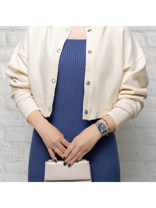 CASIO VINTAGE Edgy Light Blue Sunray Dial