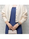 CASIO VINTAGE Edgy Light Blue Sunray Dial