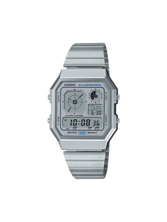 CASIO VINTAGE Modello Retro Future Edgy in Argento