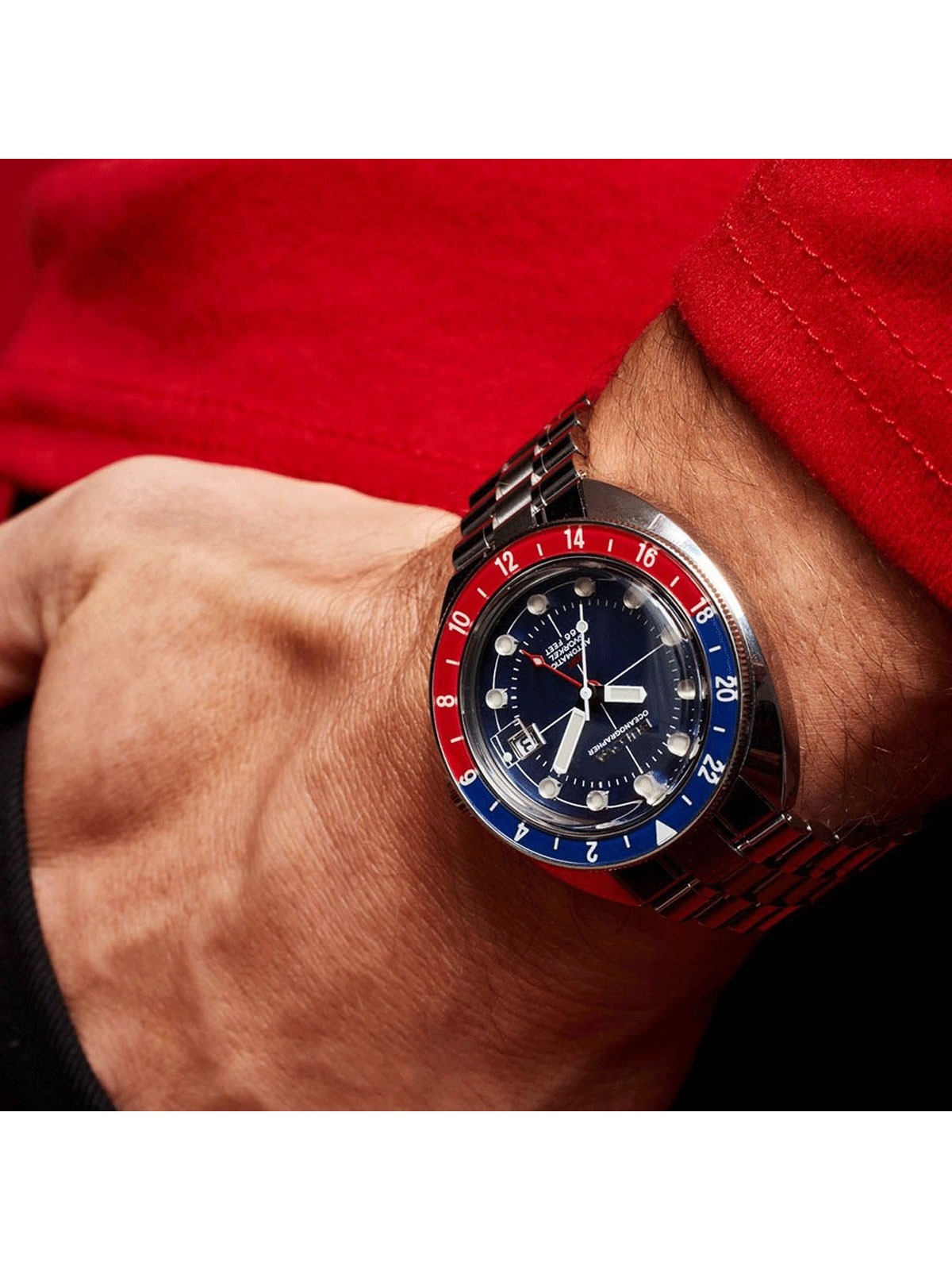 Orologio BULOVA Oceanographer, Acciaio Inossidabile