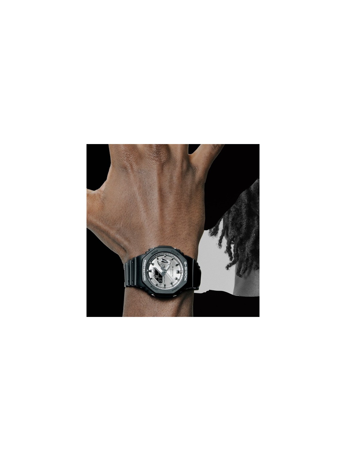 Orologio CASIO G-SHOCK Modello OAK - Silver Black