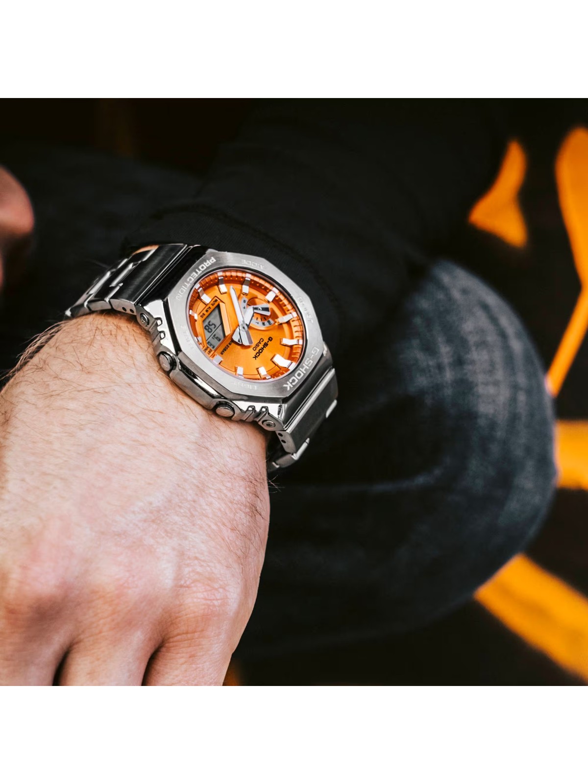 CASIO G-SHOCK Mod. OAK G-STEEL VIVID ORANGE