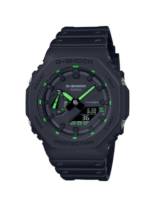 Orologio CASIO G-SHOCK Mod. OAK - Indici Neon Verdi