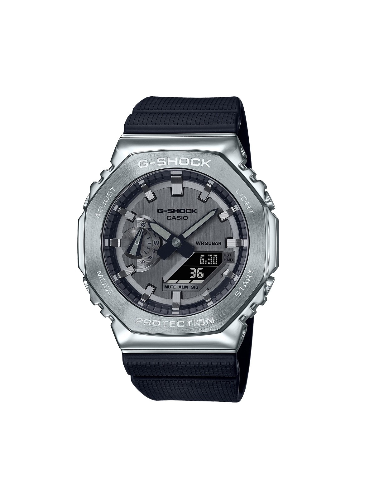 CASIO G-SHOCK G-STEEL, quadrante grigio