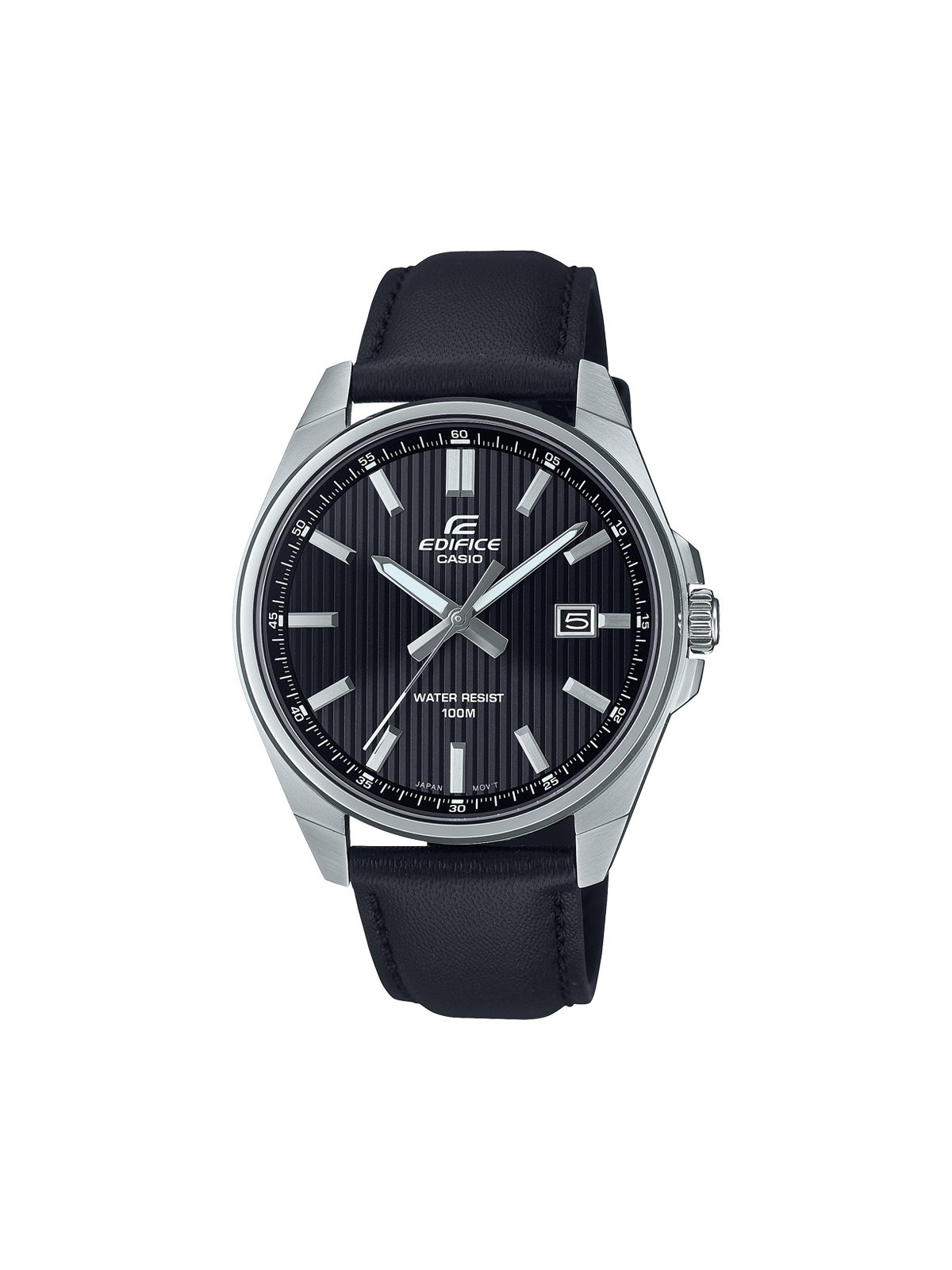 CASIO EDIFICE Mod. CLASSIC DATE in pelle nera