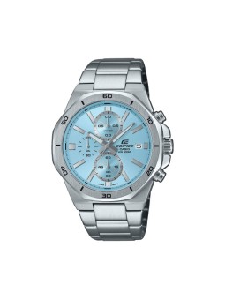CASIO EDIFICE Mod. OCTAGONAL CHRONOGRAPH - LIGHT BLUE
