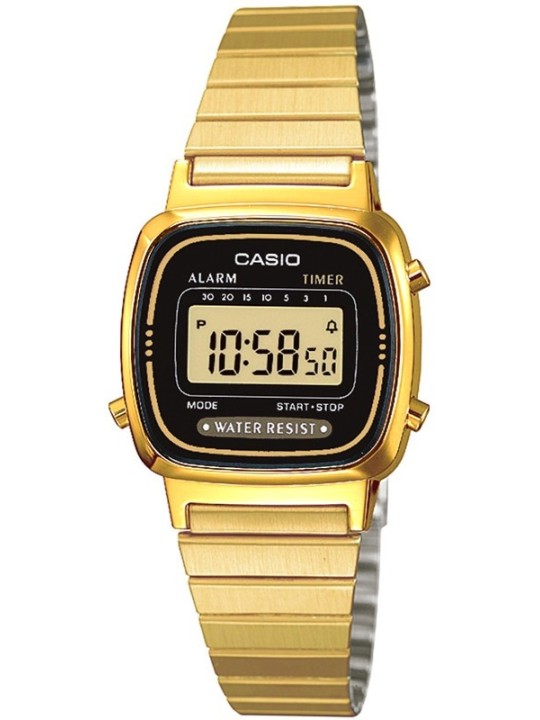CASIO VINTAGE ICONIC MINI in acciaio dorato
