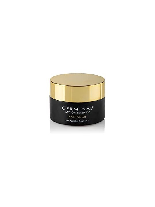 Radiant skin with Germinal IMMEDIATE ACTION RADIANCE: anti-aging lifting cream SPF30 50ml woman