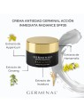 Radiant skin with Germinal IMMEDIATE ACTION RADIANCE: anti-aging lifting cream SPF30 50ml woman