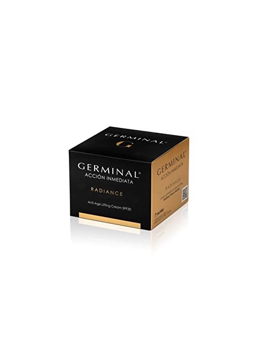 Radiant skin with Germinal IMMEDIATE ACTION RADIANCE: anti-aging lifting cream SPF30 50ml woman