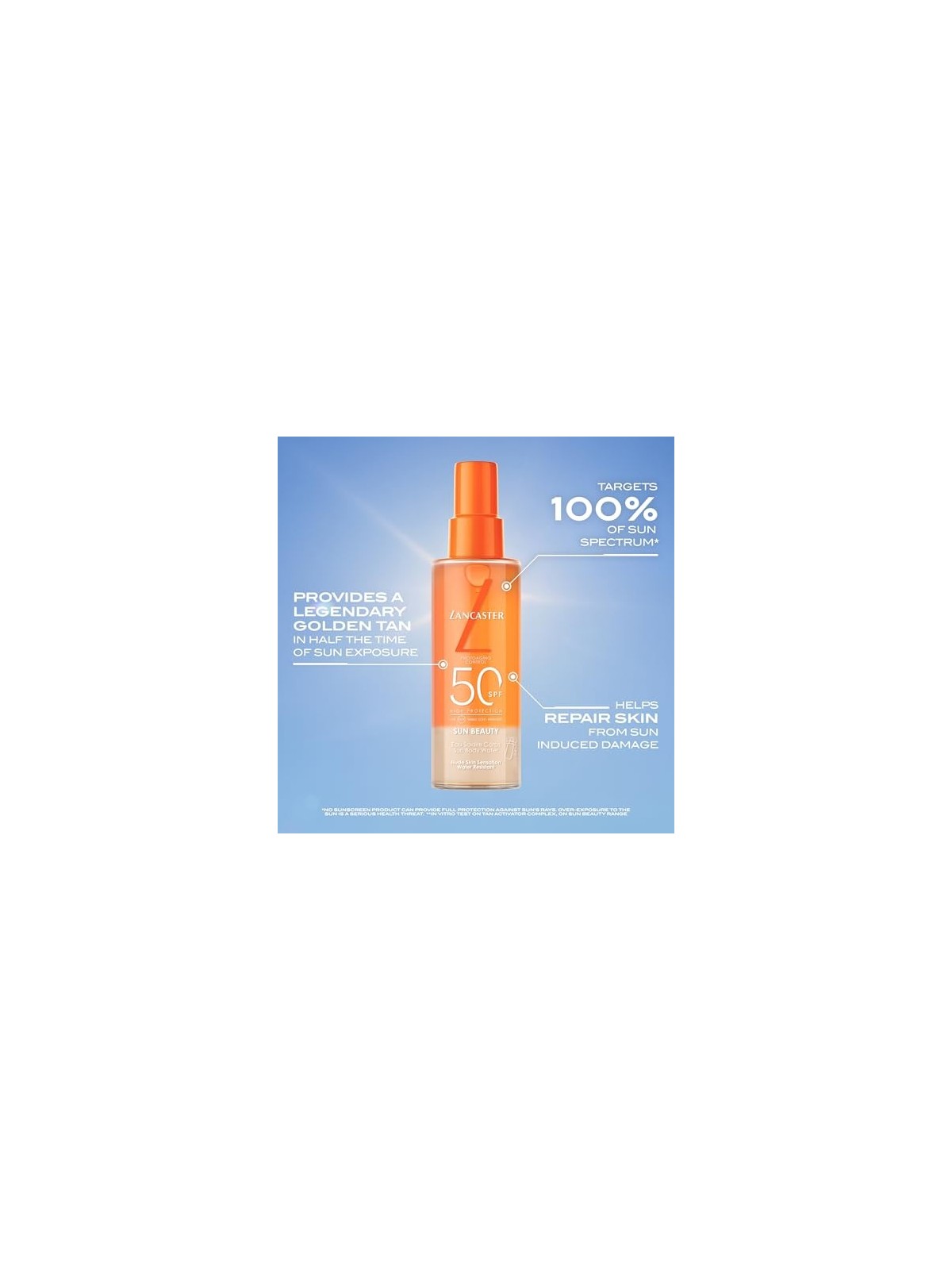 Lancaster Sun Beauty Sun Protective Water SPF50 150ml