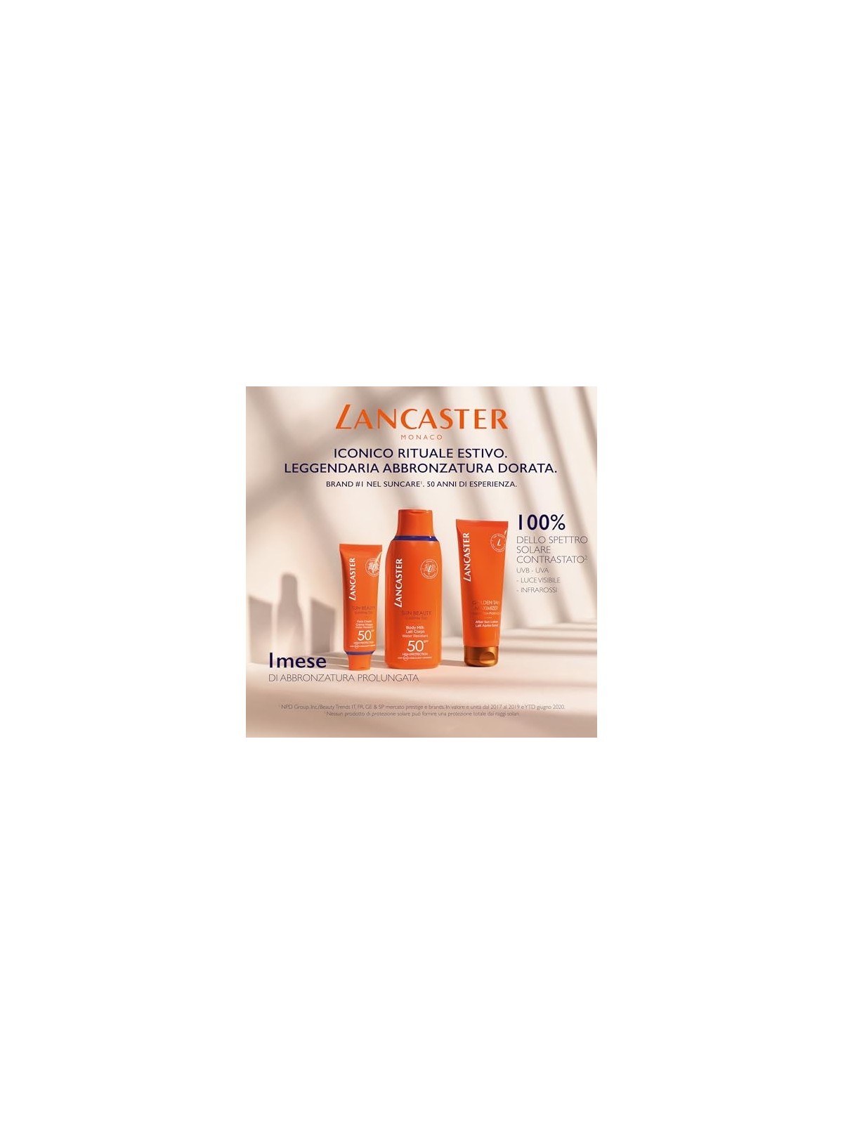 Lancaster Sun Beauty Sublime Tan Body Milk SPF30 250ml