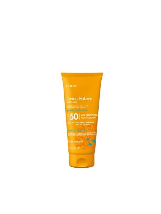 Pupa Crema Solare SPF50 Impermeabile per Corpo e Viso Donna 200ml