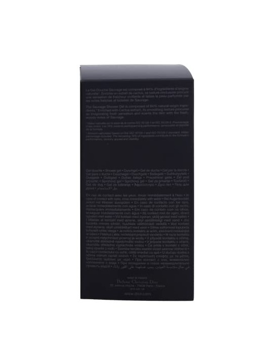 Dior Sauvage Shower Gel uomo 250ml