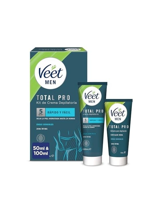 Veet VEET MEN KIT DEPILAZIONE 2 PASSAGGI zone sensibili 150ml uomo
