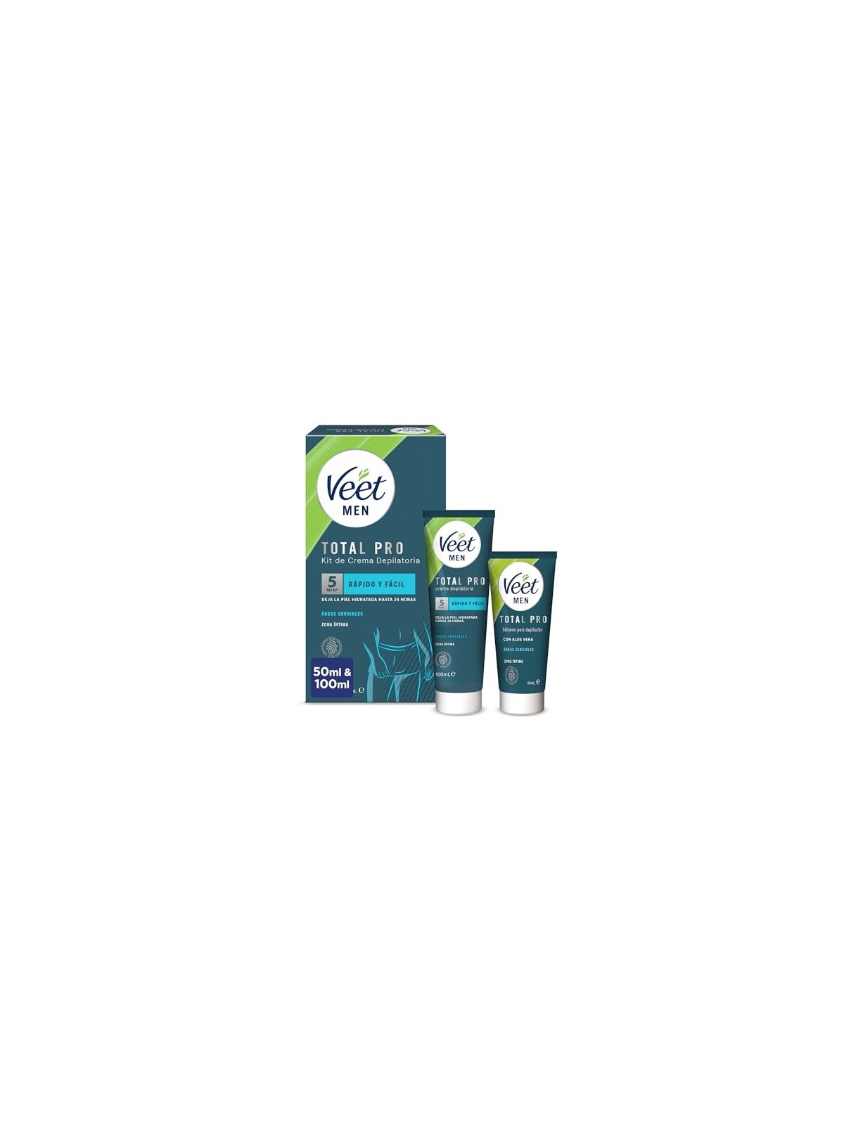Veet VEET MEN KIT DEPILAZIONE 2 PASSAGGI zone sensibili 150ml uomo