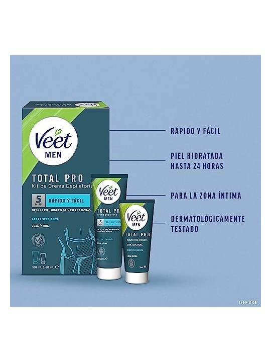 Veet VEET MEN KIT DEPILAZIONE 2 PASSAGGI zone sensibili 150ml uomo