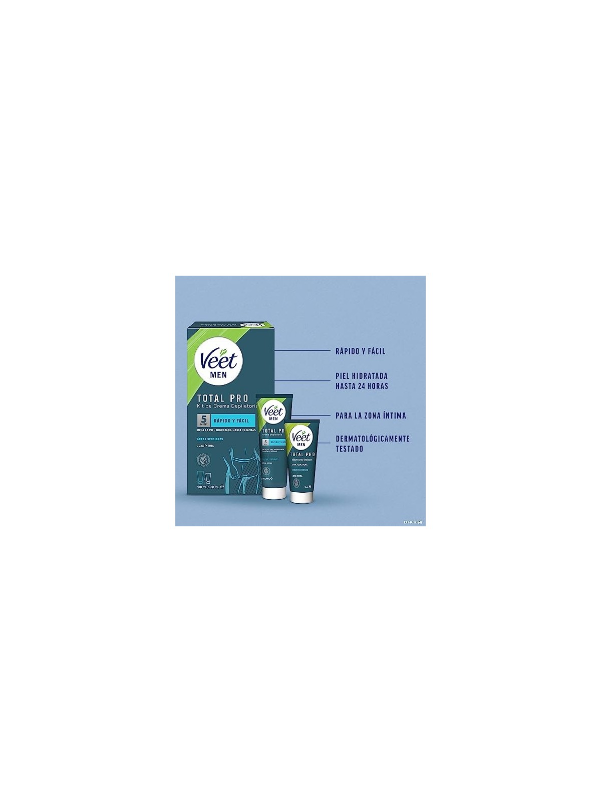 Veet VEET MEN KIT DEPILAZIONE 2 PASSAGGI zone sensibili 150ml uomo