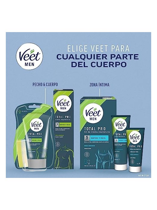 Veet VEET MEN KIT DEPILAZIONE 2 PASSAGGI zone sensibili 150ml uomo