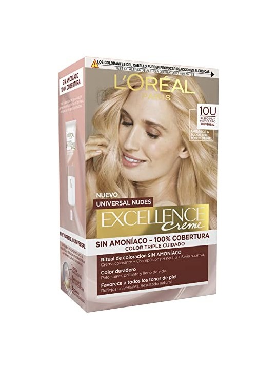 Tinta per capelli L'Orï¿½ï¿½al Paris EXCELLENCE 10u biondo chiarissimo