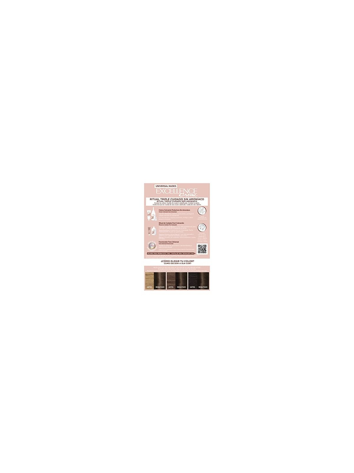 L'Orï¿½ï¿½al Paris EXCELLENCE crema unitnudes universale tinte 4umarrone 5 unit unisex