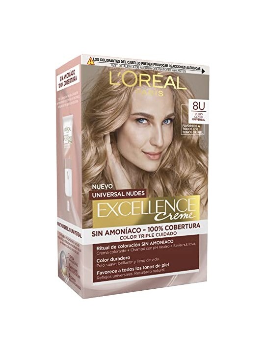 Tinta per capelli L'Orï¿½ï¿½al Paris EXCELLENCE 8u biondo chiaro