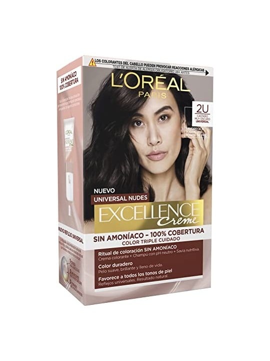 Tinta per capelli L'Orï¿½ï¿½al Paris EXCELLENCE 2u brunetta piï¿½ï¿½ scura