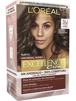 Tinta per capelli L'Orï¿½ï¿½al Paris EXCELLENCE 5u-marrone chiaro 5u
