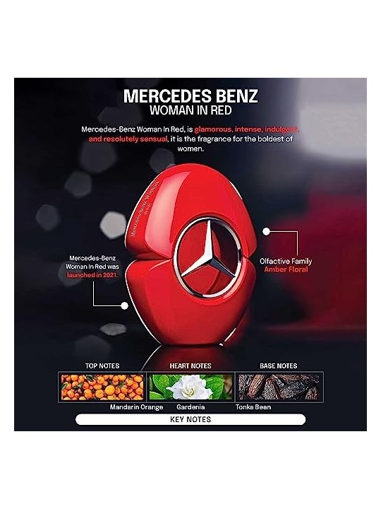 Mercedes-Benz Woman [In Red] Eau De Parfum Spray 90ml