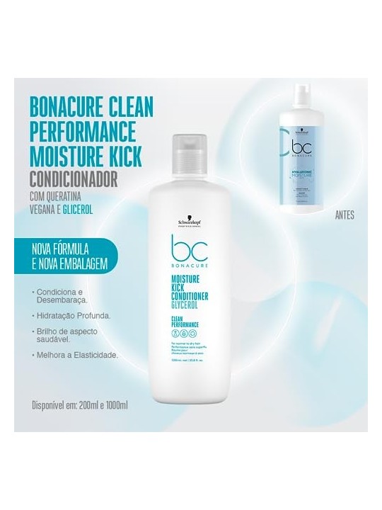 Schwarzkopf Bonacure Hyaluronic Moisture Kick Conditioner 1000ml