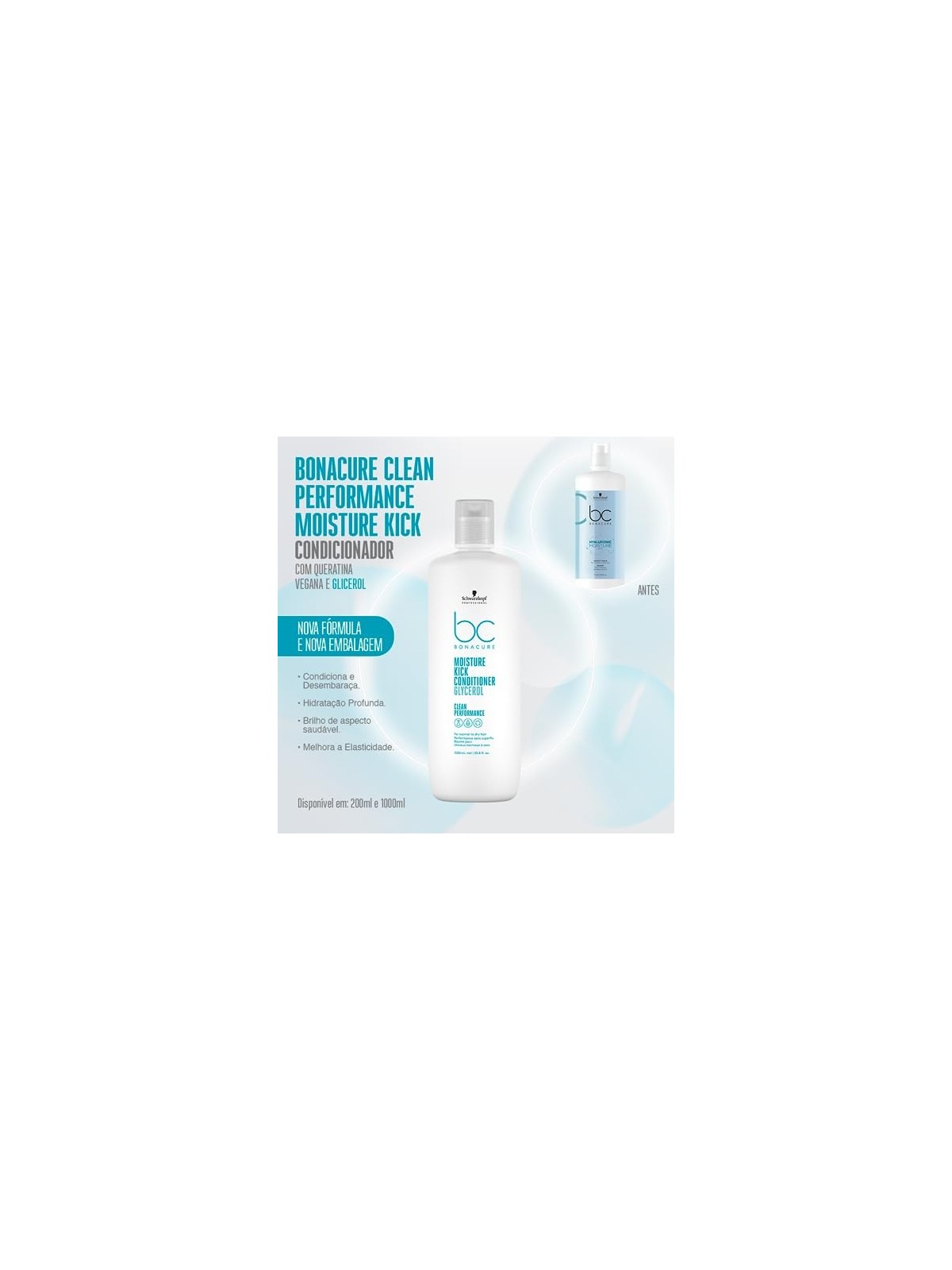 Schwarzkopf Bonacure Hyaluronic Moisture Kick Conditioner 1000ml