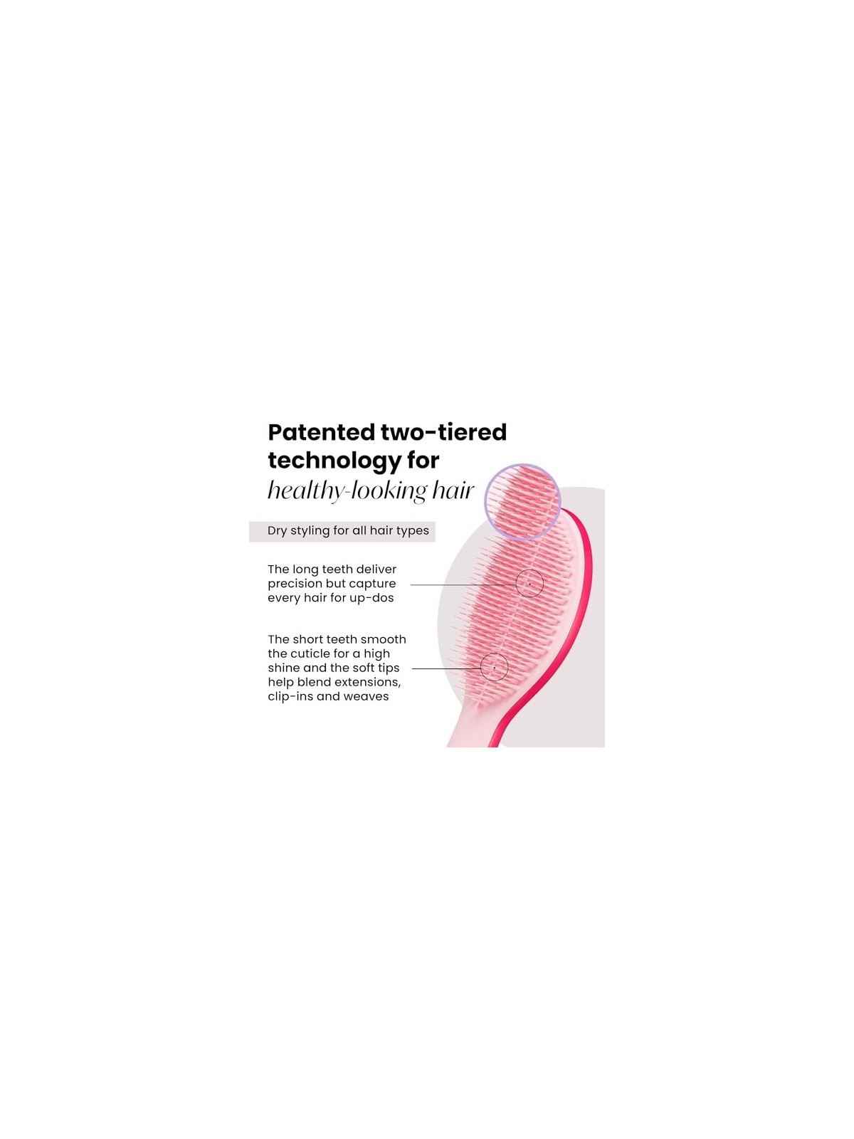 Tangle Teezer La spazzola per capelli liscia e lucida definitiva donna Sweet Pink