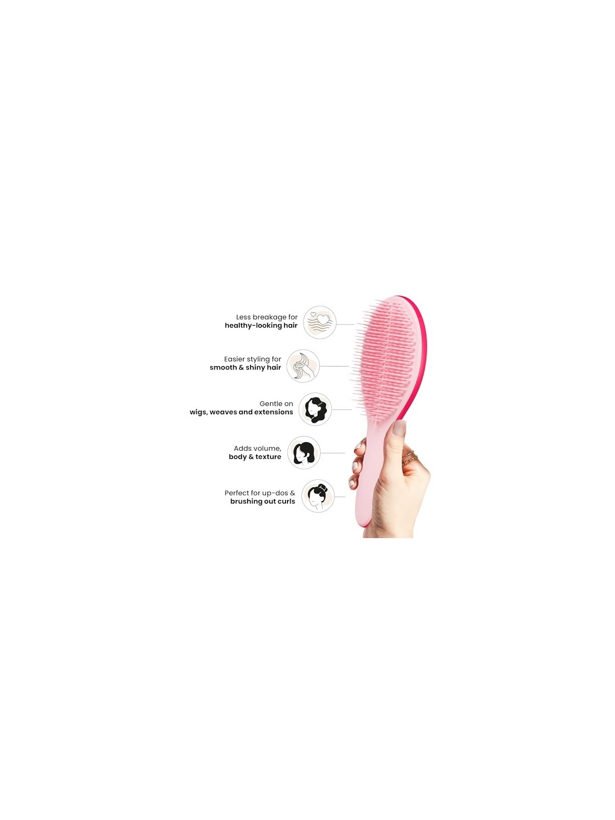 Tangle Teezer La spazzola per capelli liscia e lucida definitiva donna Sweet Pink