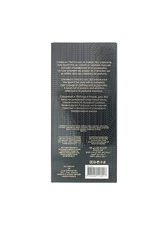 Zilli Cachemire Noir eau de parfum uomo 100ml