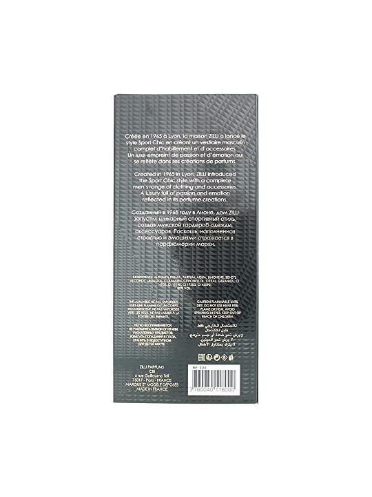 Zilli Cuir Imperial eau de parfum uomo 100ml