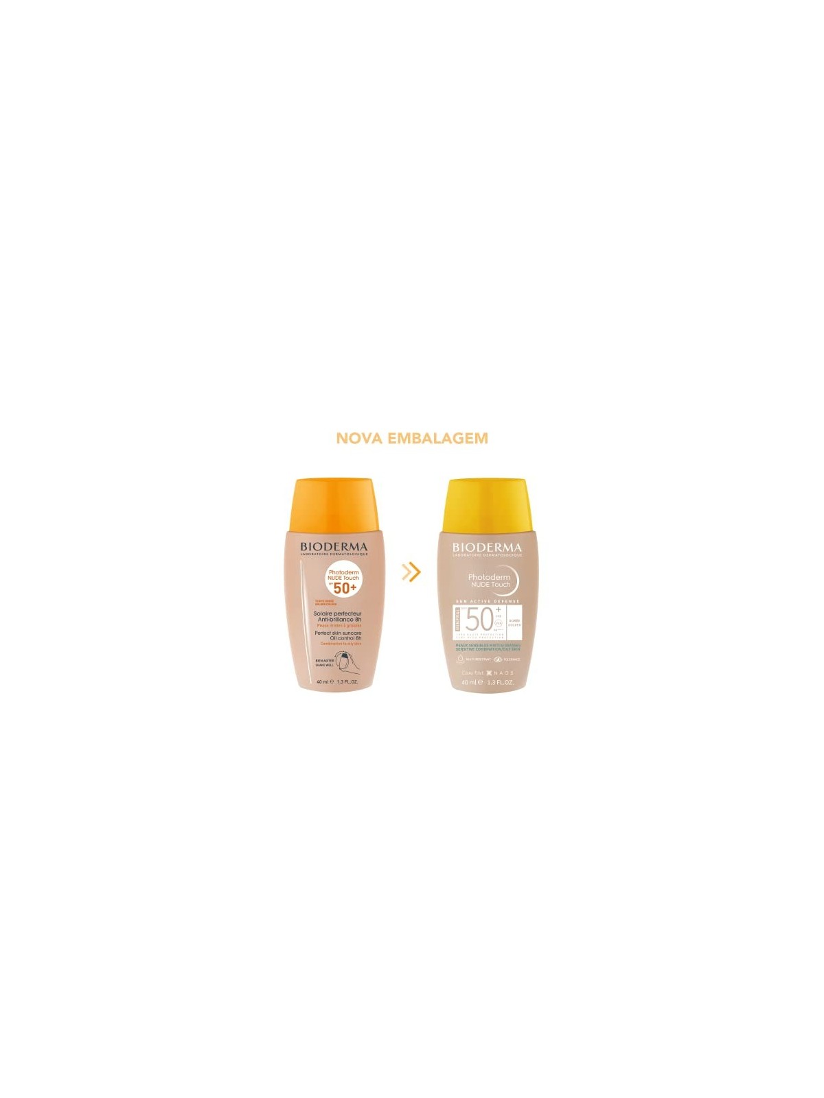 Bioderma Photoderm Nude Touch Mineral SPF50 40ml Doree