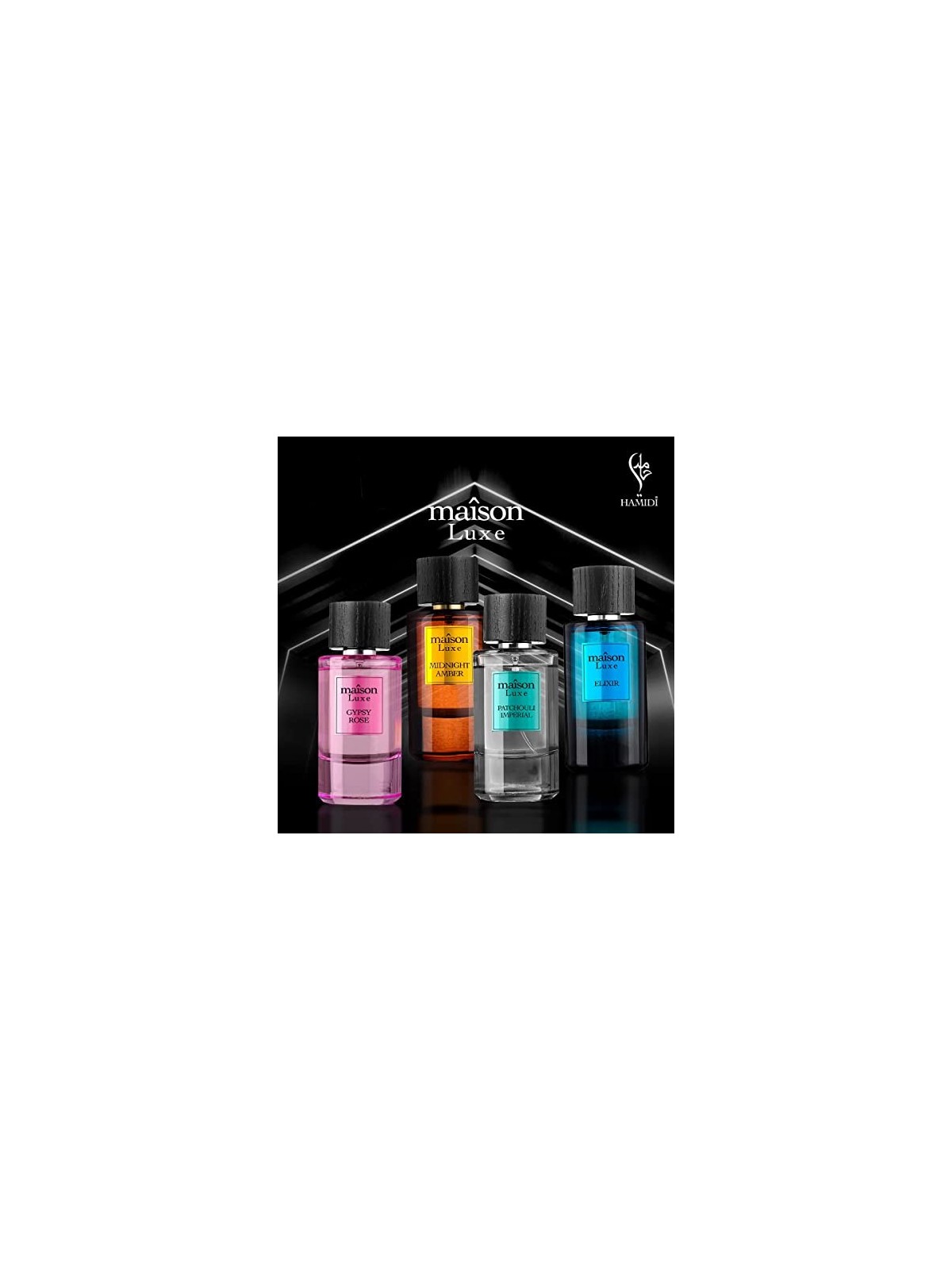 Profumo unisex Hamidi Maison Luxe Midnight Ambra 110ml
