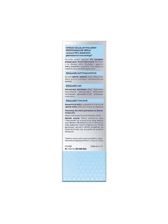 Nivea Siero professionale allacido ialuronico cellulare donna 30ml