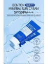 Crema solare minerale SPF50 50ml donna Benton SKIN FIT