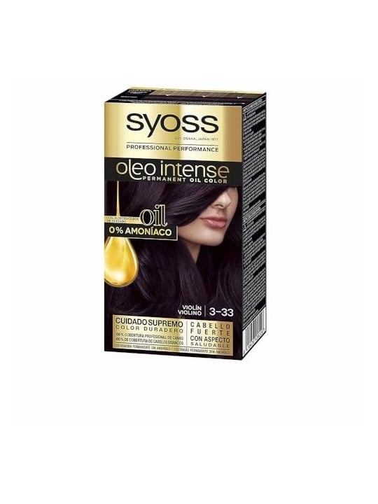 Syoss OLEO INTENSE tintura senza ammoniaca 3.22-violin 5 pz donna