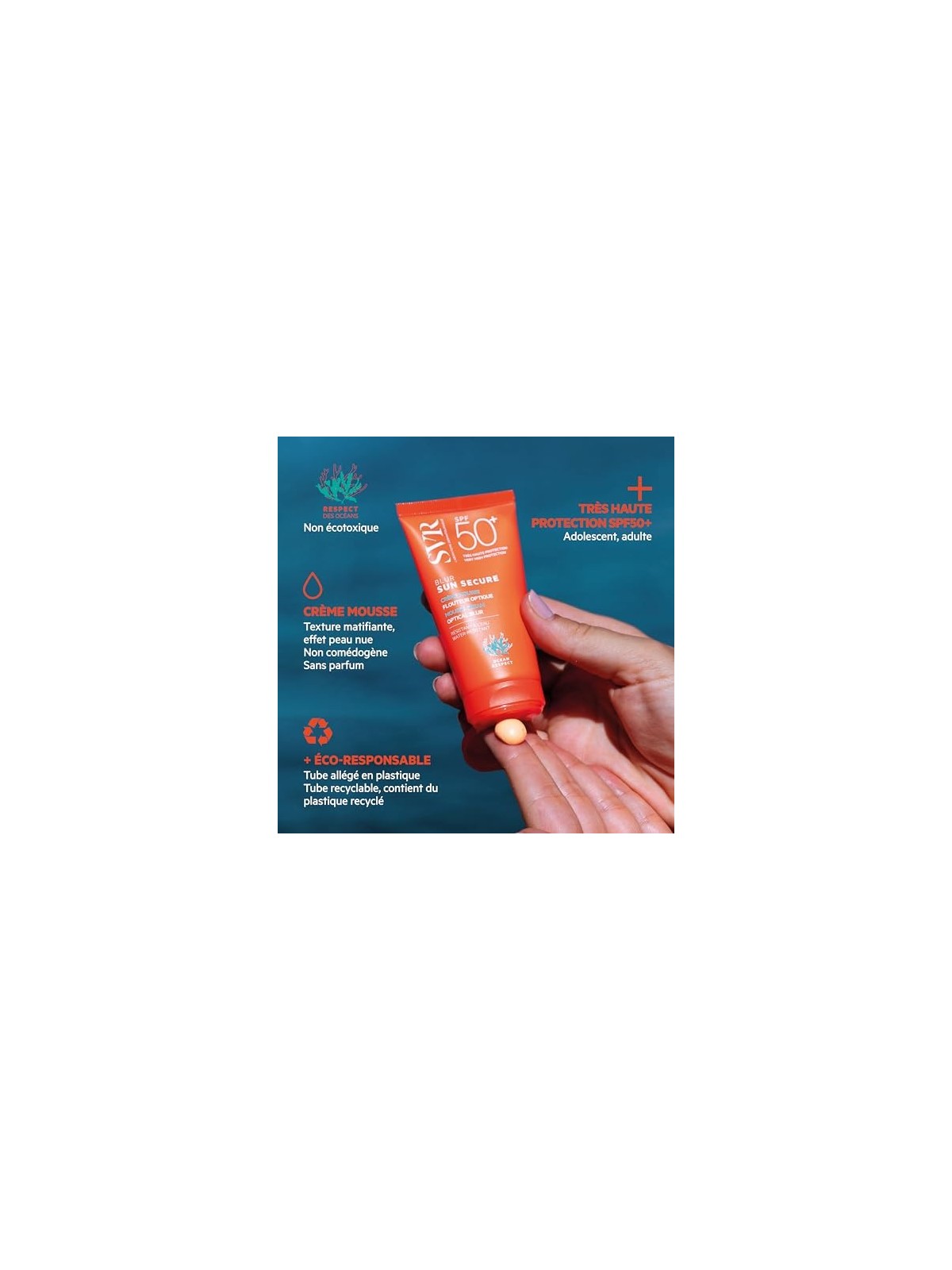 SVR Sun Secure Mousse Cream SPF50 50ml