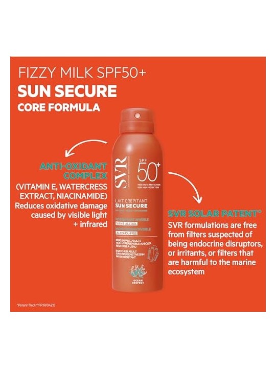 SVR Sun Secure Invisible Spray SPF50+ 200ml Alcohol-Free