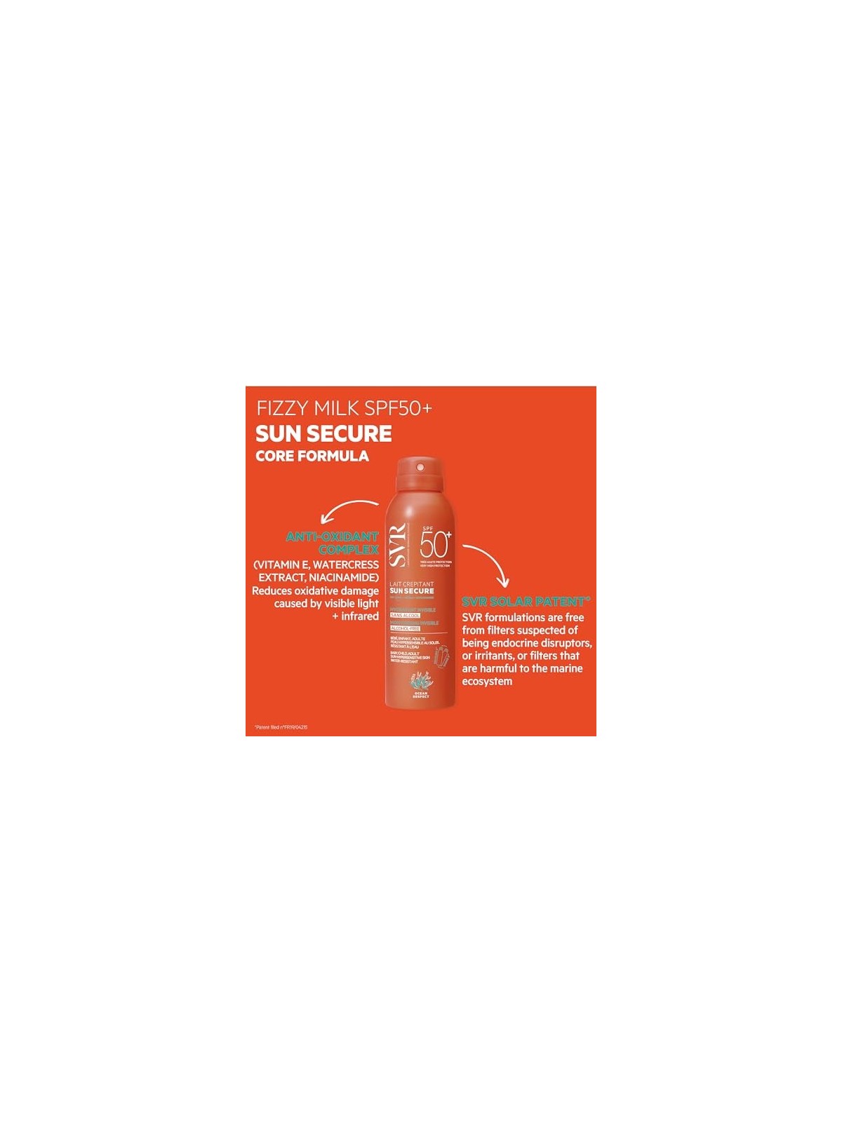 SVR Sun Secure Invisible Spray SPF50+ 200ml Alcohol-Free