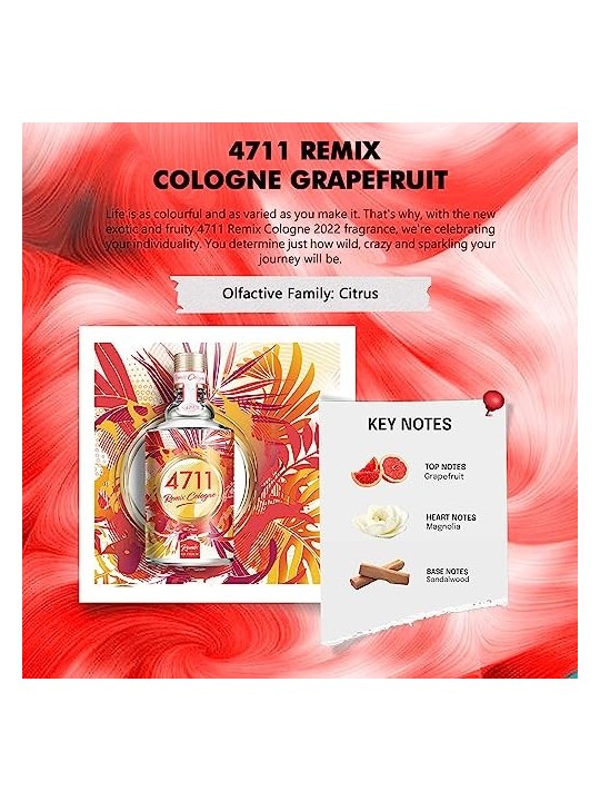 4711 Remix Colonia Pompelmo Edizione 2022 eau de cologne unisex 100ml