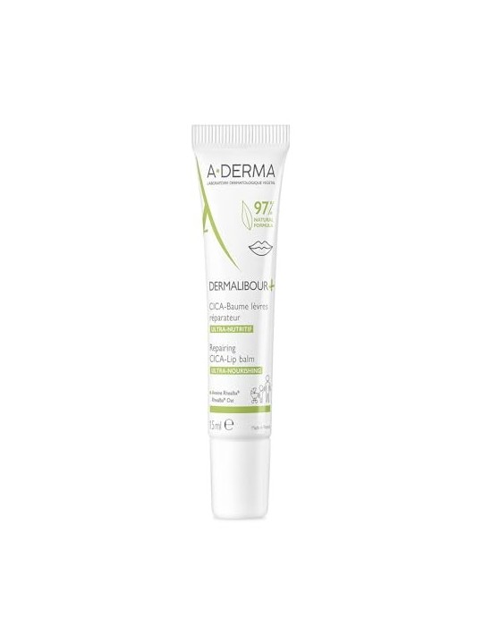 A-Derma DERMALIBOUR CICA Repairing Lip Balm 15ml unisex