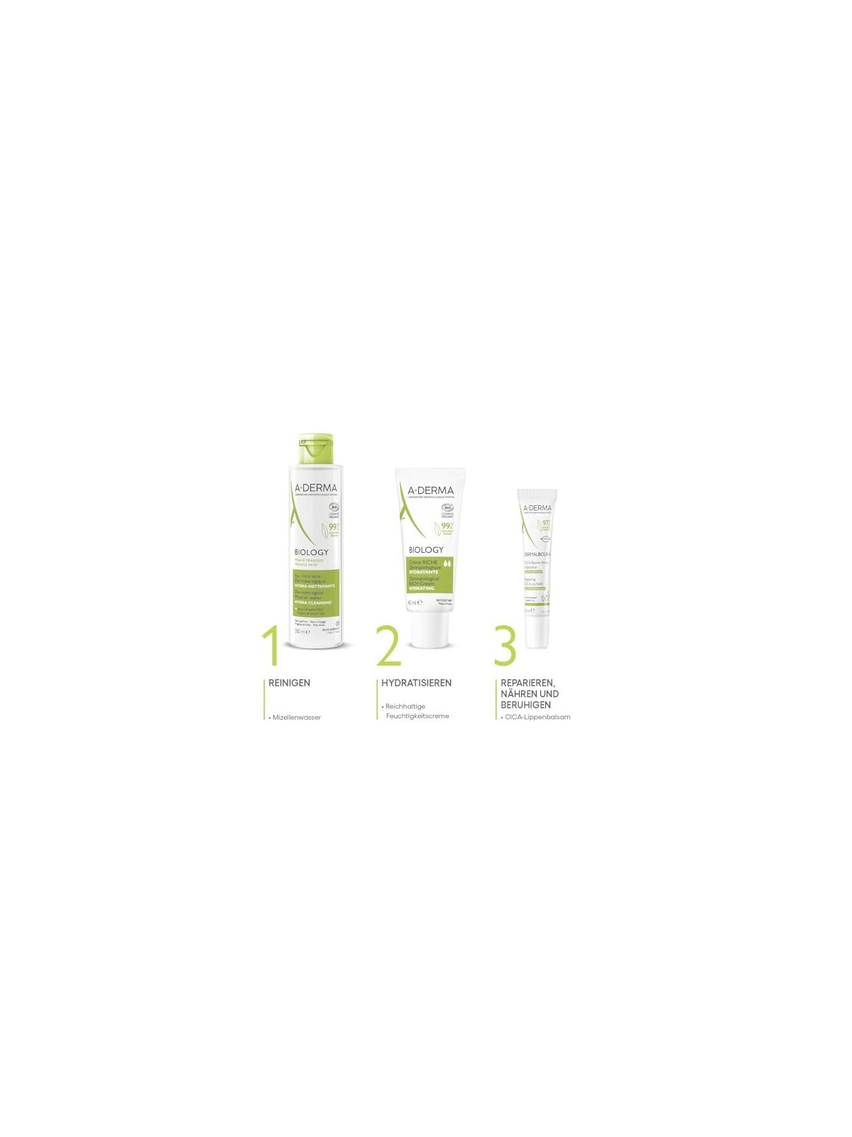 A-Derma DERMALIBOUR CICA Repairing Lip Balm 15ml unisex
