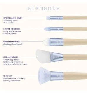 Set 5 pz Ecotools ELEMENTS WATER HYDRO-GLOW unisex
