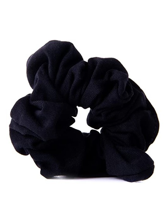 Fascia per capelli elastica in cotone nera